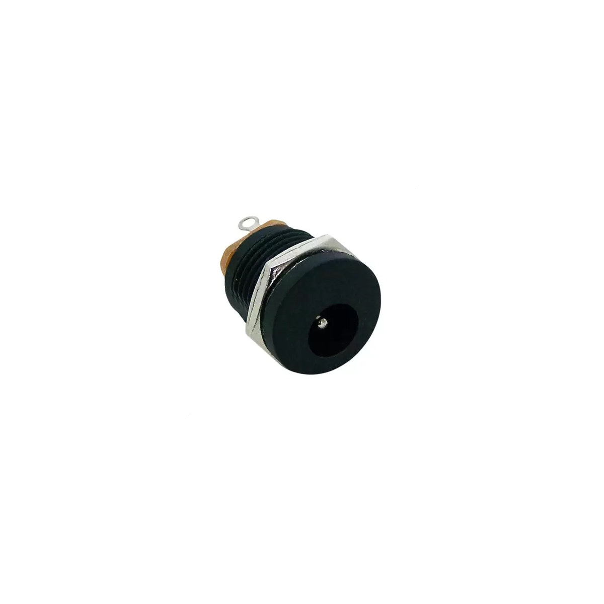 JACK J-4 PLASTICO COM ROSCA P/ PAINEL - 2,5 x 5,5MM