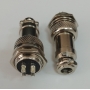 CONECTOR WC-4MF + WC-4FM ( MIKE - MACHO/FEMEA ) - 4 VIAS