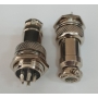 CONECTOR WC-5MF + WC-5FM ( MIKE - MACHO/FEMEA ) - 5 VIAS