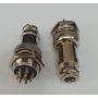 CONECTOR WC-8MF + WC-8FM ( MIKE - MACHO/FEMEA ) - 8 VIAS