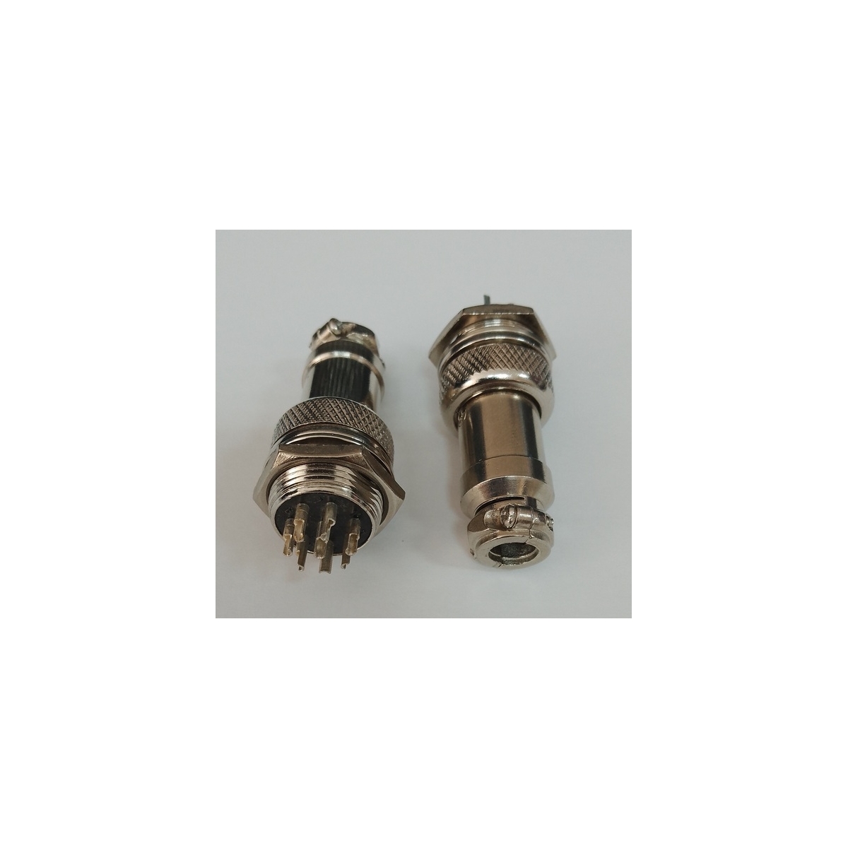 CONECTOR WC-8MF + WC-8FM ( MIKE - MACHO/FEMEA ) - 8 VIAS