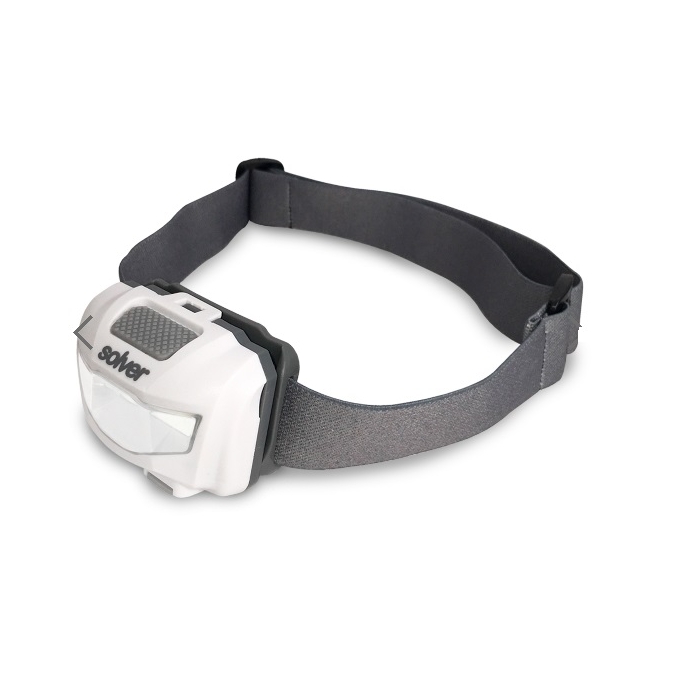 SOLVER - LANTERNA DE CABECA RECARREGAVEL LED SLP-11