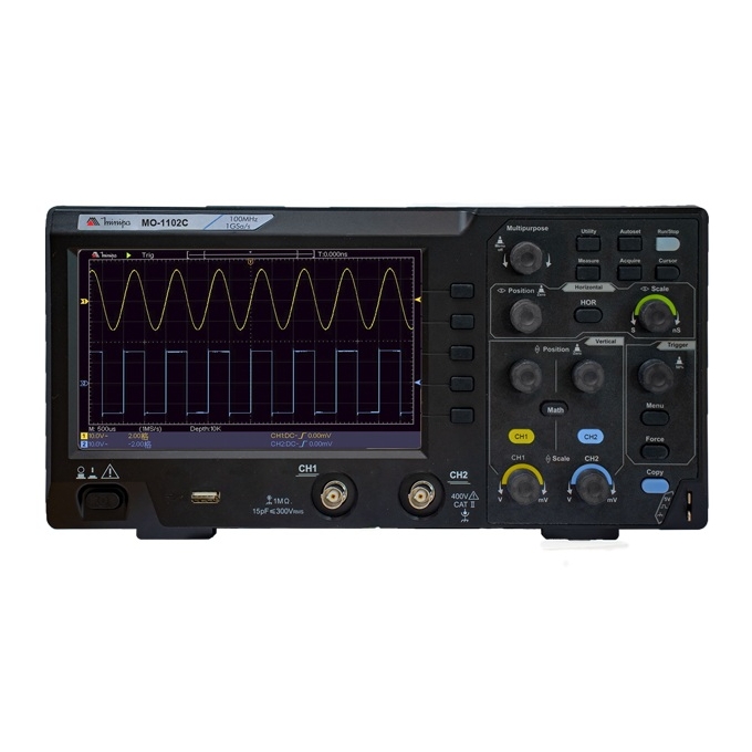 OSCILOSCOPIO - MO 1102C - COLOR,2CH,USB - 100MHZ - 1GS/S