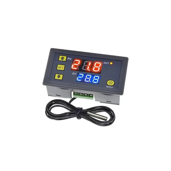 CONTROLADOR TEMPERATURA DIG. - TERMOSTATO W3230 - 12VDC