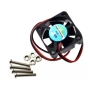 VENTILADOR - 30 X 30 X 10MM -  5 VDC - 2 FIOS C/ KIT PARAFUSOS