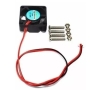 VENTILADOR - 30 X 30 X 10MM -  5 VDC - 2 FIOS C/ KIT PARAFUSOS