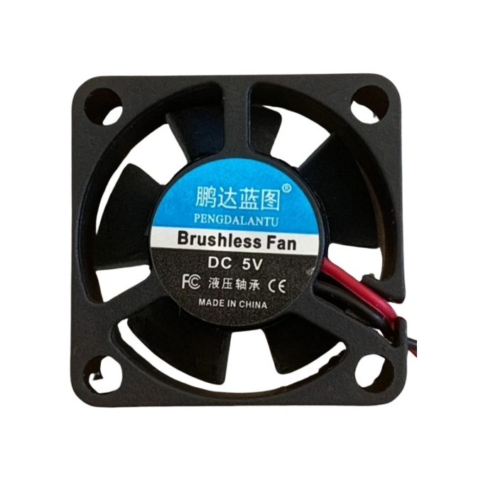VENTILADOR - 30 X 30 X 10MM -  5 VDC - 2 FIOS C/ KIT PARAFUSOS
