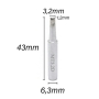 PONTA FENDA 3,2MM MT3.2D