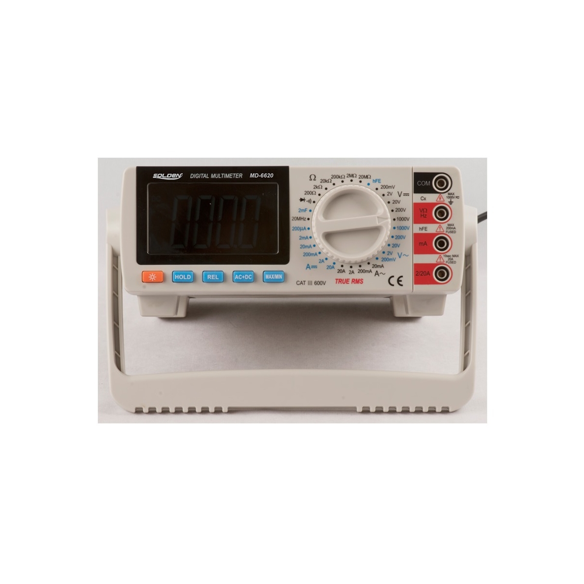 MULTIMETRO DE BANCADA MD 6620