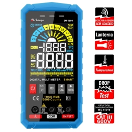 MULTIMETRO SMART DIGITAL  - SM-1600 TRUE RMS