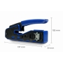 ALICATE DE CRIMPAR HK-335 - 3 EM 1 EZ CRIMP RJ 45 PASSAGEM