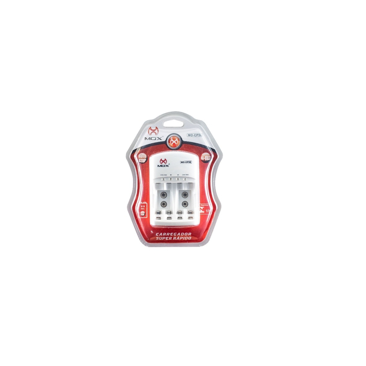 CARREGADOR BATERIA IMPORTADO - 9V/AA/AAA BIVOLT